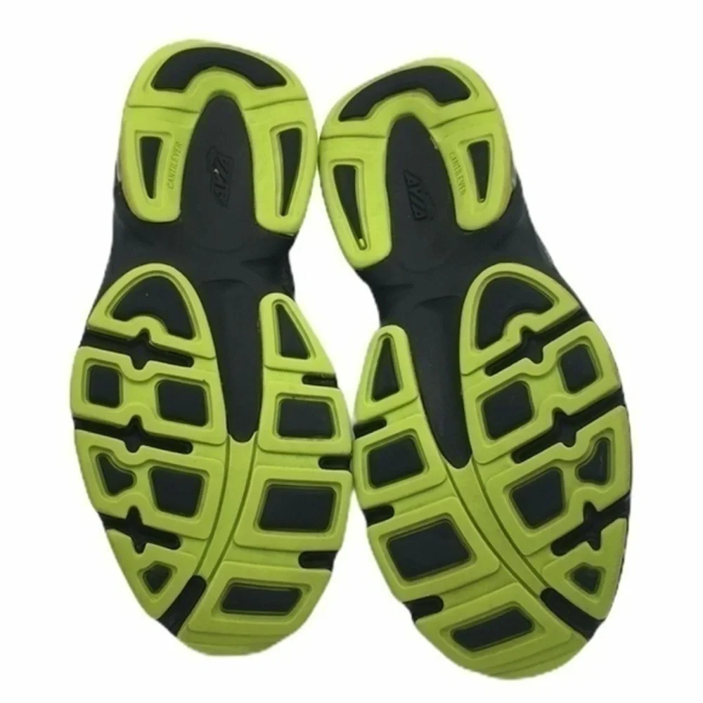 AVIA 180 mens gray and green athletic shoes